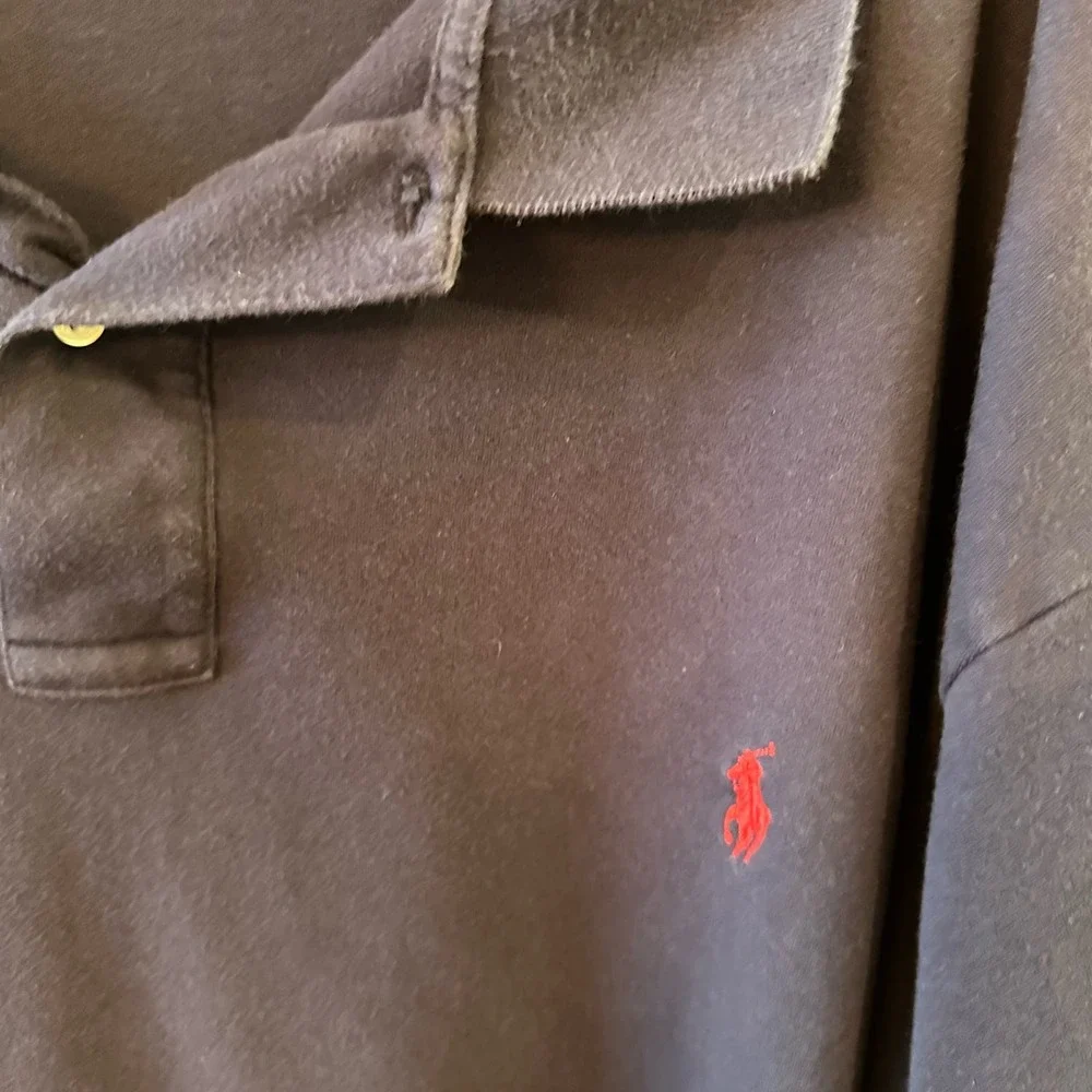 Polo Ralph Lauren navy‎ blue polo shirt 4XLT